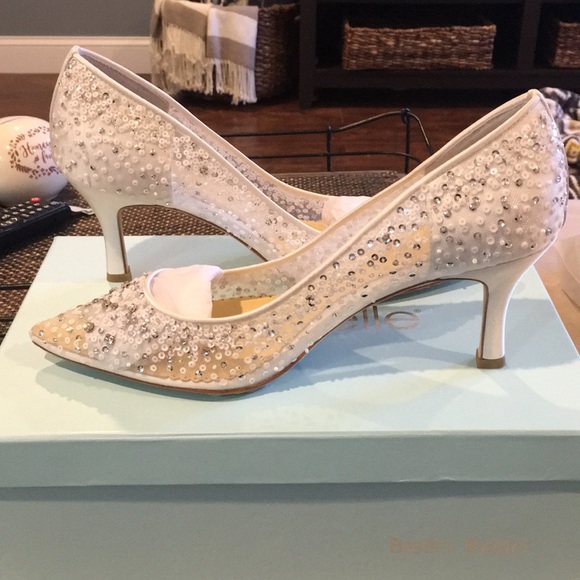 Bella Belle Shoes - Bella Belle Evelyn Ivory Heel